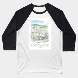 Goodwood Revival Art Baseball T-Shirt